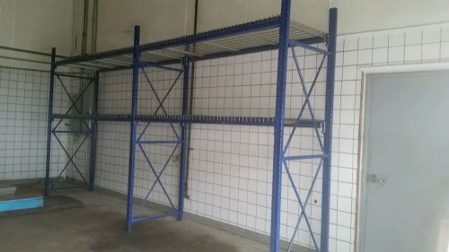 Pallet rack shelving used complete
