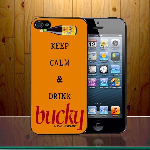 New Funny Logo Keep Calm And Drink Bucky Logo Fit For Samsung iPhone Cover Case