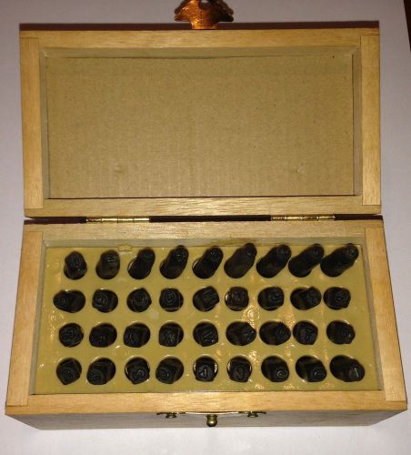 Pittsburgh 36 Piece Wood / Metal Stamping Set