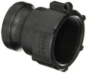 Banjo 200a polypropylene cam &amp; groove fitting 2&#034; male adapter x npt female for sale