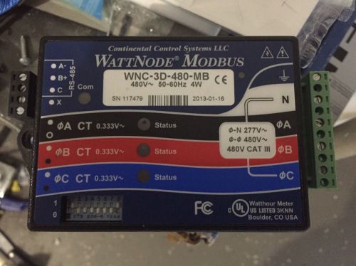 Wattnode WNC-3D-480-MB AC Power Measurement Monitor