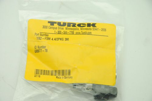 Turck B2-FSM 4.5-2FKM 4.5, Connector, Lot of 2