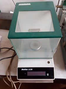 Rare vintage Mettler A30 -top-loading electronic analytical balances, BCD output