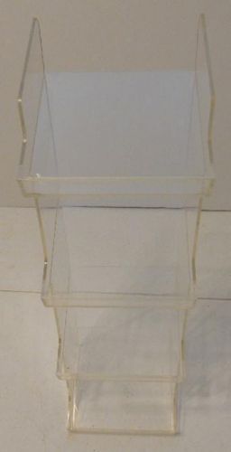 PLASTIC 4 TIER COUNTER TOP DISPLAY SALES RACK FOR GUM CANDY OR JEWELRY