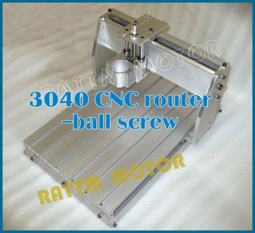 3040 cnc router milling engraving machine frame ball screw kit with 52mm clamp for sale