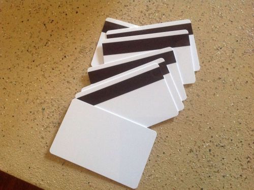 500+ lot of blank pvc magnetic stripe hi/co cards
