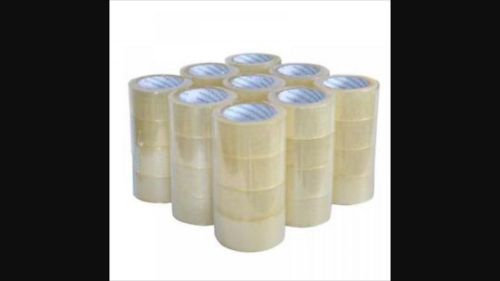 New 36 Rolls Carton Sealing Clear Packing Tape Box Shipping - 2 mil 2&#034; x 55 Yard