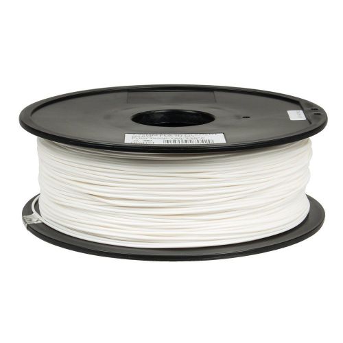 Inland 1.75mm White PLA 3D Printer Filament - 1kg Spool (2.2 lbs)