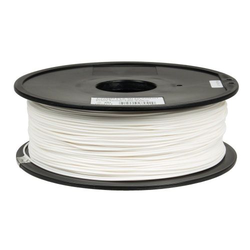 Inland 1.75mm White PLA 3D Printer Filament - 1kg Spool (2.2 lbs)