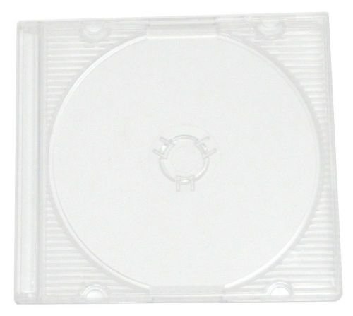 600 NEW  3&#034; MINI CD CASE WITH FROSTY CLEAR TRAY JS34