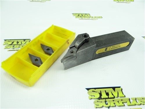 Kennametal indexable grooving tool holder 1&#034; shank&#034; mvjnr 164c nc7 + inserts for sale