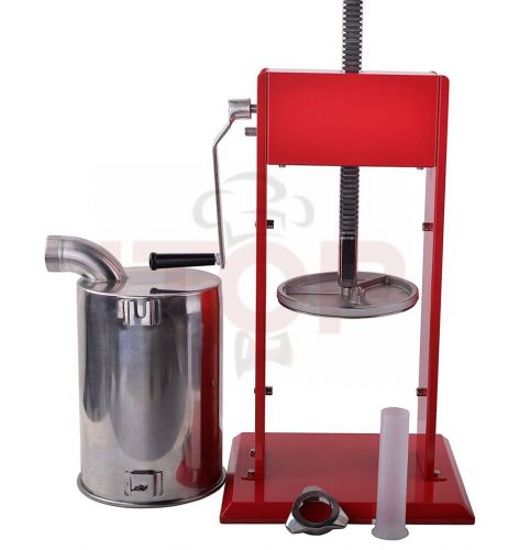 New Itop Sausage Stuffer Vertical Stainless Steel 3L/6.6LB SS Pound Meat Filler