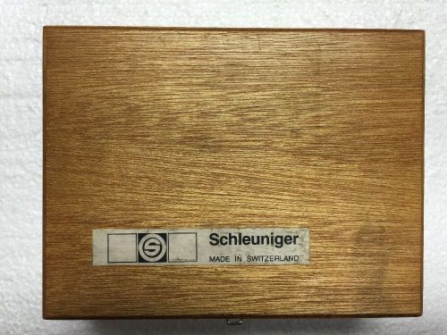 NICE SCHLEUNIGER  PROFESSIONAL MACHINIST TOOLS- PARALLEL WAVE - SWISS MADE