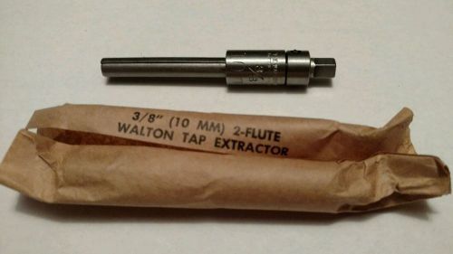 NEW Walton 3/8&#034; (10 mm) 2 Flute Tap Extractor 10372 USA - Expedited Shipping
