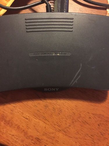 Sony FS-85 Foot Control Unit Transcription and Voice Dictation Pedal Transcriber