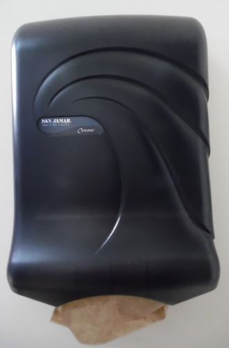 San Jamar T1790TBK Large Capacity Ultrafold Towel Dispenser Ocean Black Pearl