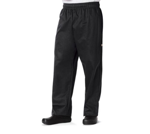 Black Dickies Unisex Traditional Baggy Chef Pants DC11 BLK