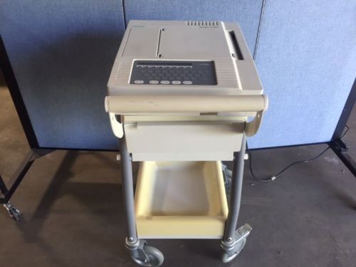 SIEMENS-BURDICK E350 EKG w/cart, 8-leads