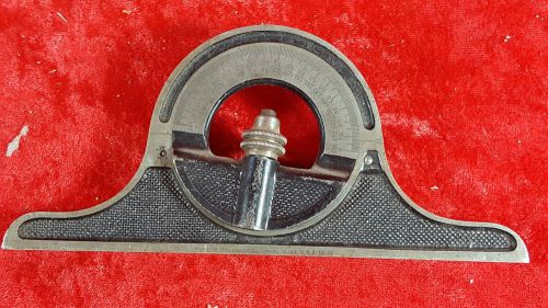 Vintage Used LS Starrett No.12 Protractor Bubble Level AS IS