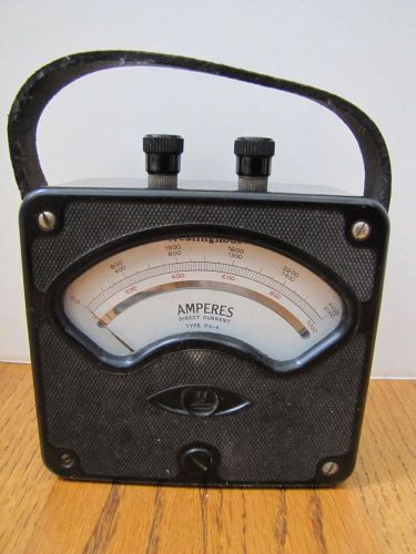 WESTINGHOUSE TYPE PX-5 DIRECT CURRENT AMPERES METER