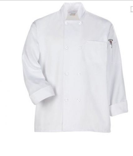 HAPPY CHEF WHITE JACKET COAT SIZE S STYLE # 403 NWT in package Unisex