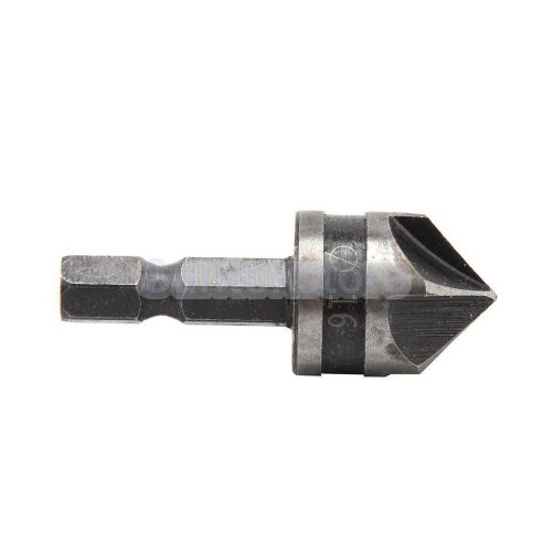 12mm 1/2&#039;&#039; countersink drill bit 5 flute hole cutter chamfering bits for sale