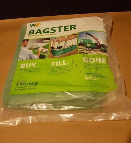 Bagster Dumpster in a bag 3 CU YDS up to 3300 LBS
