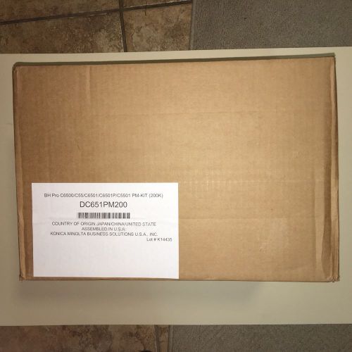 GENUINE KONICA MINOLTA 200K PM MAINTENANCE KIT BIZHUB C6500 C55 C6501 DC651PM200