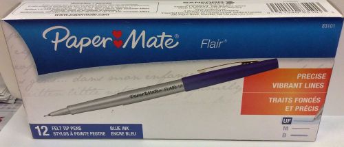 Paper Mate Flair Ultra  Blue 83101 Pens 1. Dozen