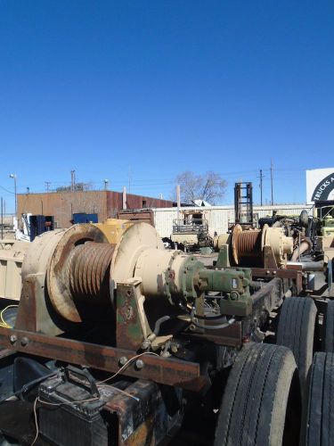Dp WINCH first layer 55,000 lb two speed hydraulic military (working, GOOD)