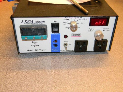 J-kem 260/timer (for a type t thermocouple), w usb port and type t thermocouple for sale
