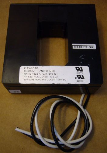 Flex-core split current transformer 616-401 400:5 ratio 1% - rf 1.33 for sale