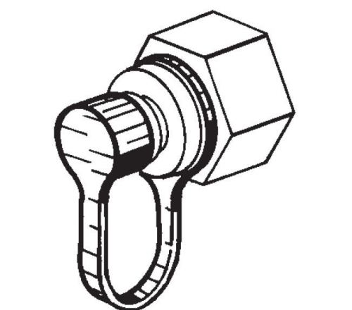 1W Nozzle with Rubber Blow-Off Cap Ansul (previous style) 419347 full box