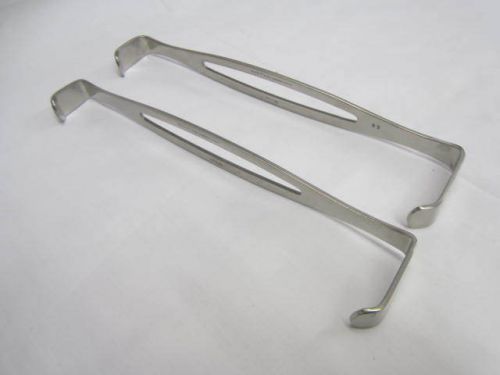 US ARMY Retractor SET OF 2 PCS. Surgical Instruments German Stainless