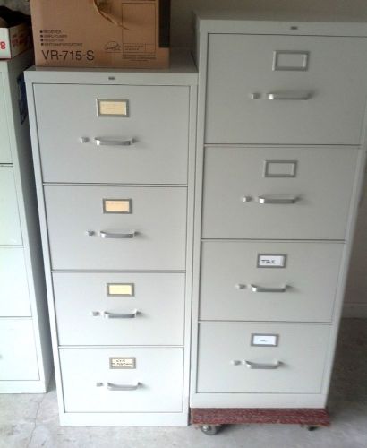 Filing cabinet file storage 4 drawer letter in grey legal/letter adaptable size for sale