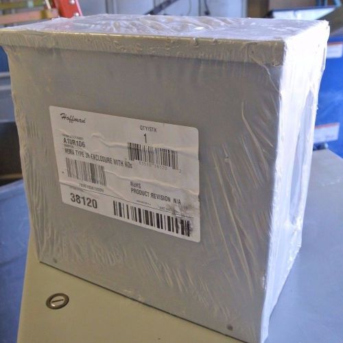 Hoffman a10r106 10x10x6&#034; nema 3r enclosure/ junction/ pull box new for sale