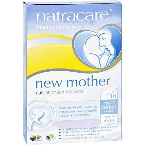 Natracare Natural Maternity Pad - 10 per pack -- 6 packs per case.