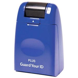 Guard Your ID Identity Protection Stamp Security Wide Roller Blue IS-500CM