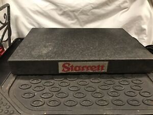 Starrett Tru-Stone 18” x 12” x 2.5” Granite Machinist  Tool  used