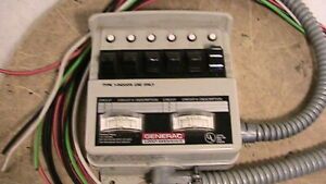Generac Load Manager 6 circuit 15A backup power transfer switch
