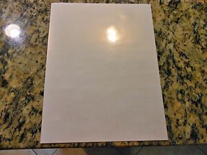 Glossy white inkjet printable vinyl - 50 pack (8.5in x 11in sheets)