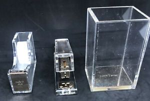 Kate Spade Strike Gold Desk Set  Pencil Cup, Stapler &amp; Tape Dispenser