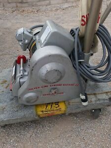 Essex Silverline SL-8 Floor Sander 8&#039;&#039; Drum Walk Behind Sanding Machine