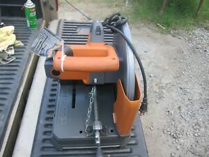 Ridgid R41422 14&#034; abrasive cutoff chop saw (missing one rubber foot)