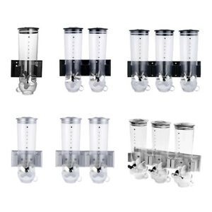 Indispensable Wall Mount Dry Food Dispenser for Cereal Nuts Grain BPA Free