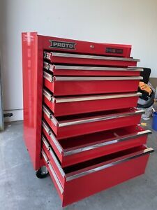PROTO 540S J542735-7RD ROLLER CABINET TOOL BOX TOOLBOX HEAVY DUTY INDUSTRIAL