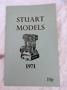 Stuart Models 1971 Catalogue &amp; Price list Catalog Steam Engine