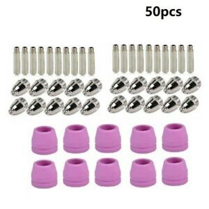 AG-60 Plasma Cutter Torch Consumables 50pcs Accessories Pack Practical