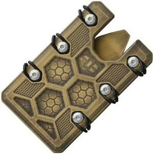 EOS 2.5 Gold Black Cerakote Tactical Bottle Opener O-Ring Wallet