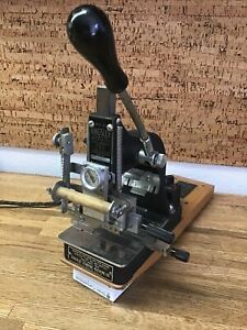 Kingsley Stamping Machine  - Hot Foil Stamping HOLLYWOOD  - Working Mm0